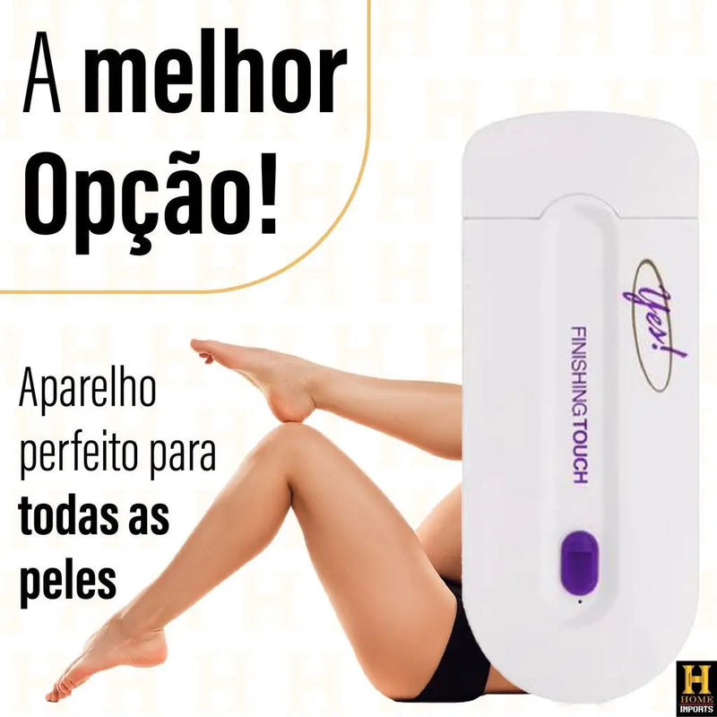 Depilador feminino elétrico SucessusPro - Removedor De Pelos facial corporal Yes Finishing Touch Sem Fio recarregável