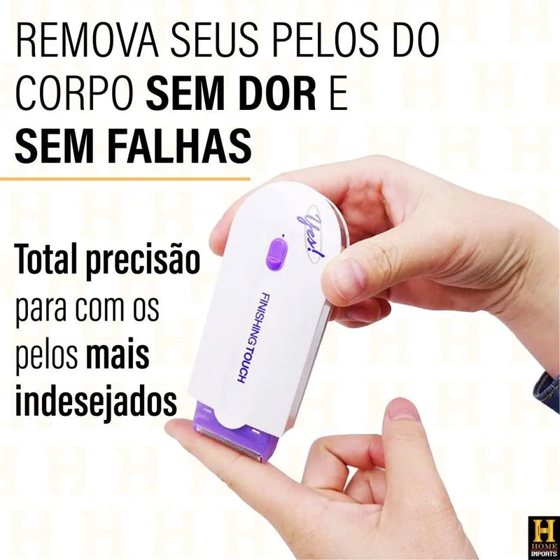 Depilador feminino elétrico SucessusPro - Removedor De Pelos facial corporal Yes Finishing Touch Sem Fio recarregável