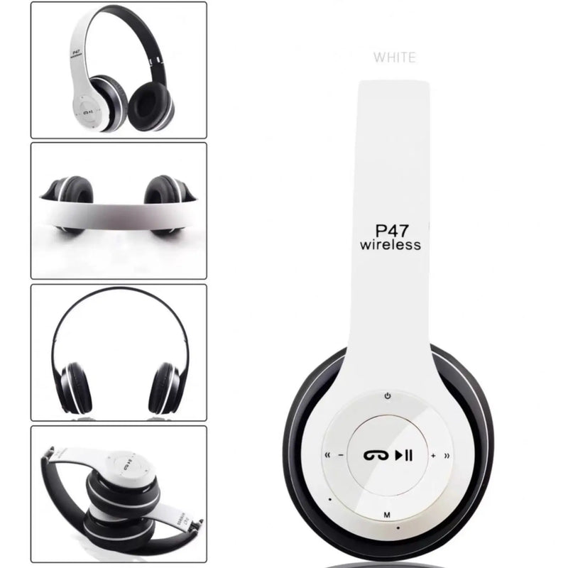 Fone De Ouvido Sem Fio P47 -bluetooth / Rádio Fm / Micro Sd - Headset SucessusPod Pro®