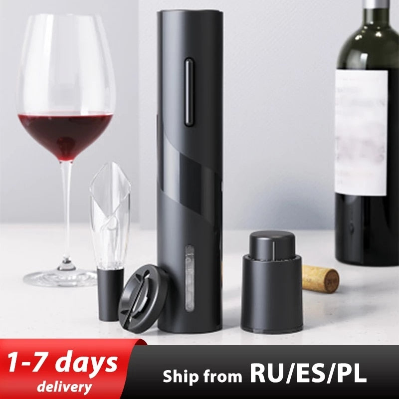 Kit Para Vinho - Abridor Elétrico + acessórios